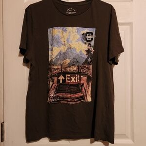 Jack & Jones Brown Graphic T-Shirt
